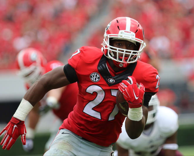 Nick Chubb and his teammates ran all over Mizzou, but third down was the biggest issue