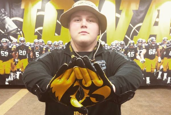 In-state lineman Ethan Lape has been to both of Iowa's junior days this year.