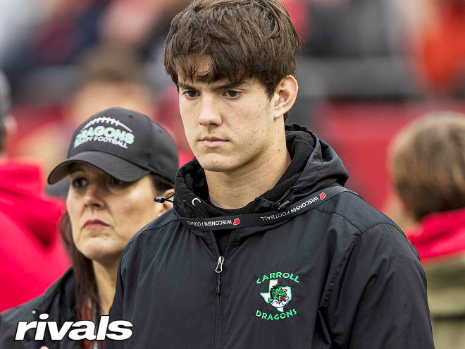 Wisconsin hosted 2024 tight end Harrison Moore last weekend. 