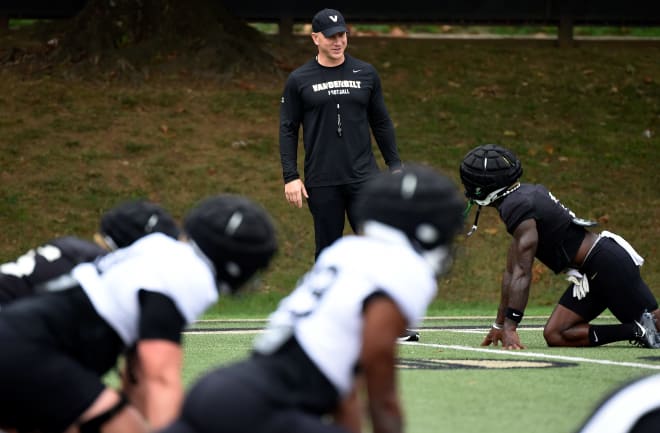 Clark Lea Is Embracing Grind, Direct Responsibility Of Vanderbilt ...