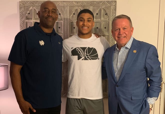 Xavier Watts had an in-home visit with Del Alexander and Brian Kelly last week.