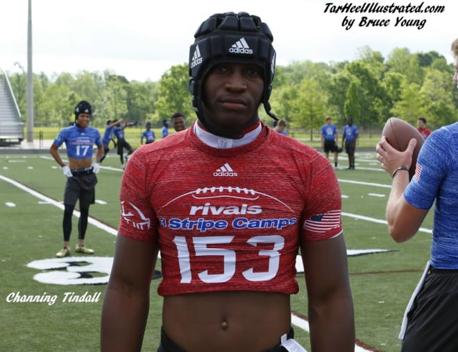 As Channing Tindall learns more about North Carolina, the more he likes UNC on and off the field.