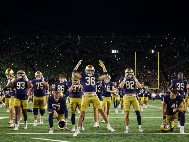 For the first time since 2019, the Irish football team will host just one night game at Notre Dame Stadium.