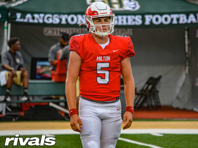 Wisconsin hosted 2025 quarterback Luke Nickel this past weekend.