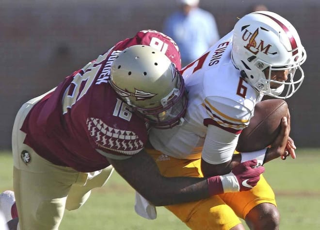 NC State Wolfpack football defensive lineman Cory Durden