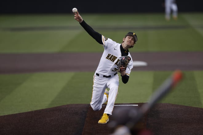 All American Adam Mazur lead the Hawkeye pitching attack. 