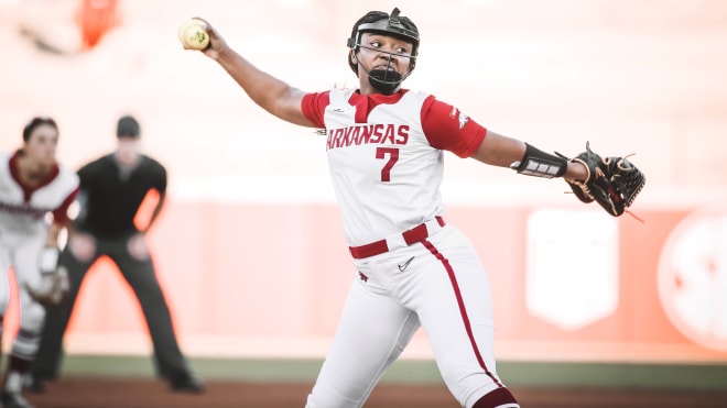 Arkansas ace Chenise Delce was named the SEC Pitcher of the Year on Friday.