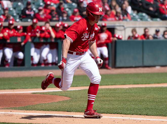 True freshman Case Sanderson leads the Nebraska baseball team with a .375 batting average