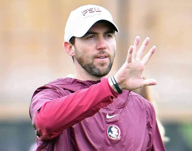 First-year offensive coordinator Kendal Briles is part of a staff that Willie Taggart believes will have better chemistry in 2019.