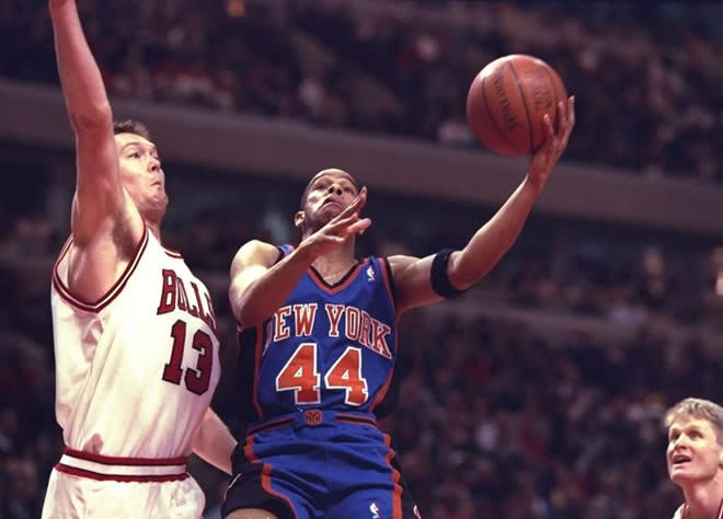 UNC Coach Hubert Davis spent the first four years of his NBA carer with the New York Knicks.