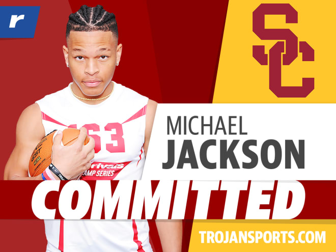 Michael Jackson III becomes the second WR to commit to USC in this 2021 class.