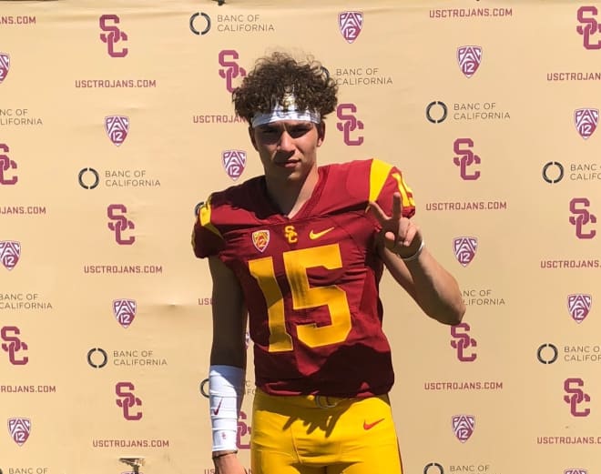 Four-star 2020 DB Ayden Hector has strong family ties to the USC football program.