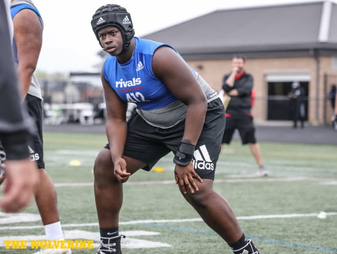 Four-star offensive tackle Olu Fashanu is starting to look like a very real option for Michigan.