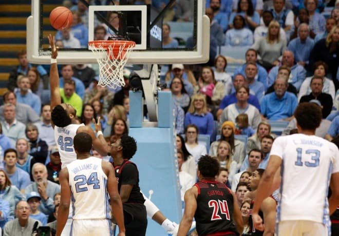 Huffman gave the Heels an instant lift off the bench Saturday.