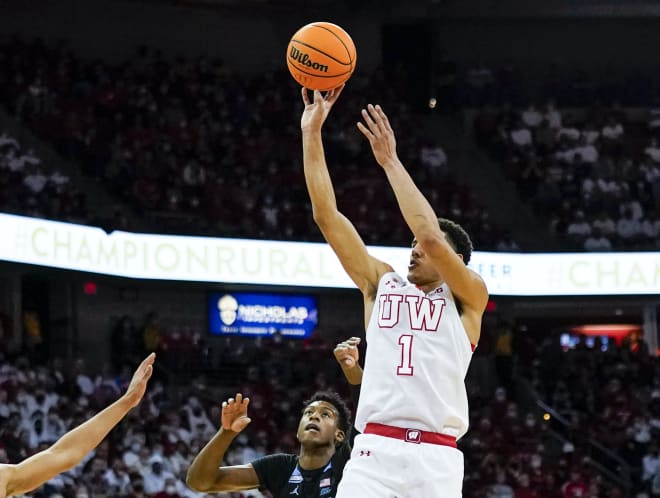 Wisconsin standout guard Johnny Davis