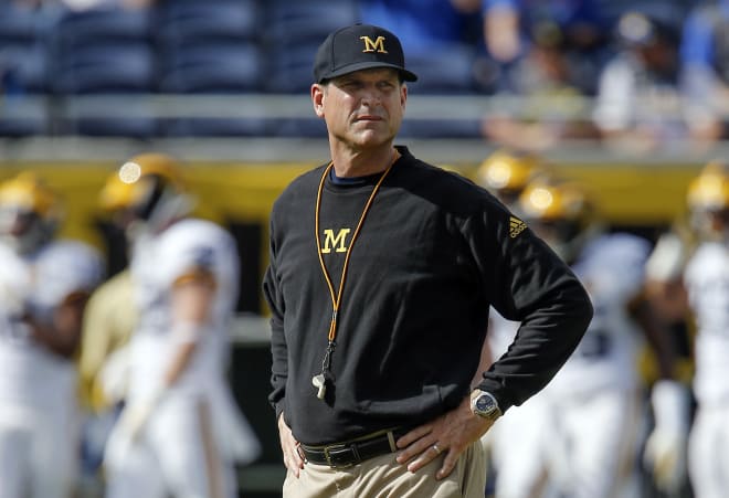Jim Harbaugh is seeking the right combination of talent and togetherness to break U-M's dry spell.