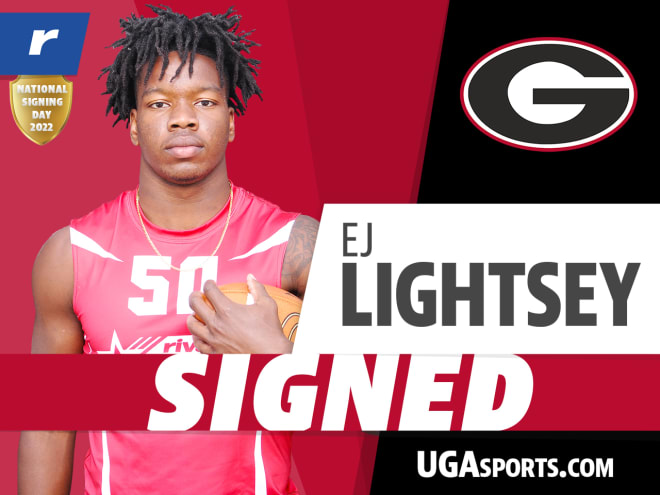 EJ Lightsey signs with the Georgia Bulldogs