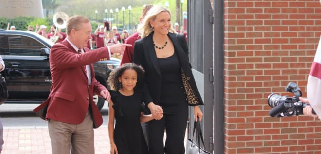 Brooke Wyckoff was welcomed as FSU's head coach in the spring. (photo by Bob Ferrante