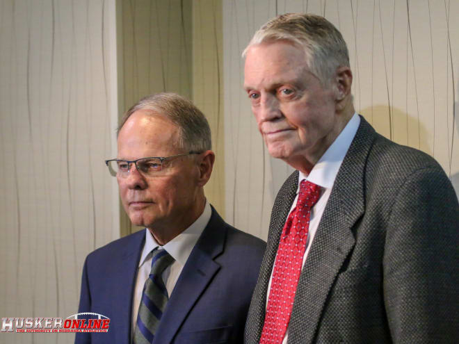 Frank Solich was the recipient of the Tom Osborne Legacy Award at Wednesday's Outland Trophy Dinner in Omaha.