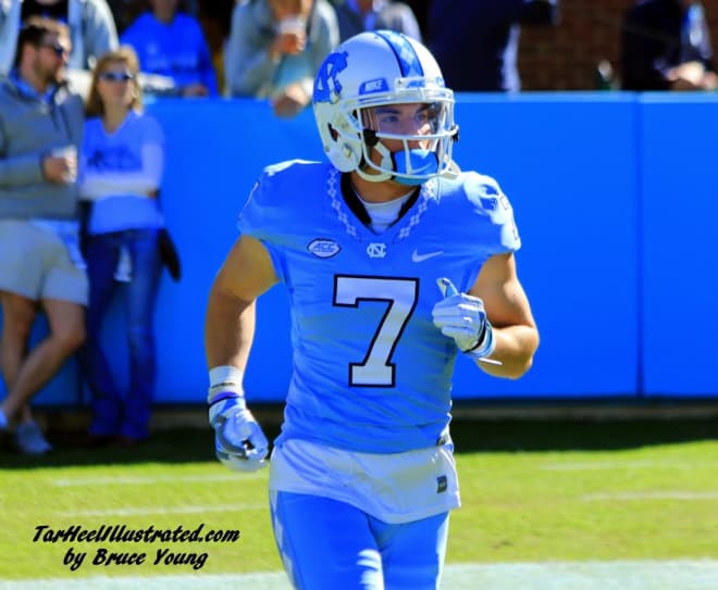 Austin Proehl is by far the most experienced wide receiver returning for the Tar Heels next fall.