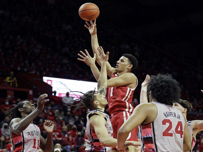 Wisconsin sophomore Johnny Davis scored 15 of his team-high 19 points in the second half.