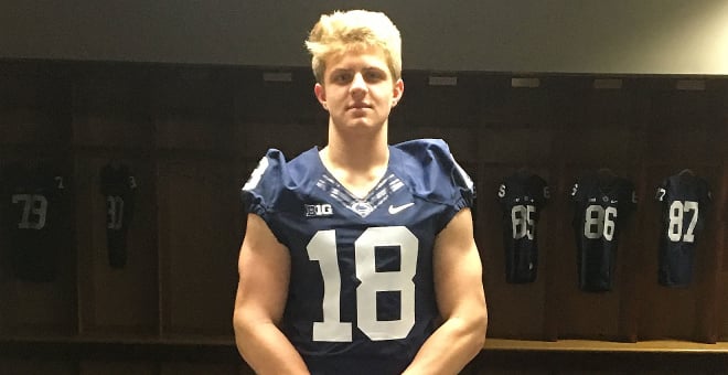 Bauman visited Penn State for the first time this past weekend. 
