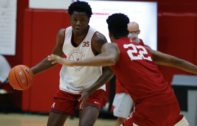 Alabama forward Alex Tchikou. Photo | Alabama Athletics 