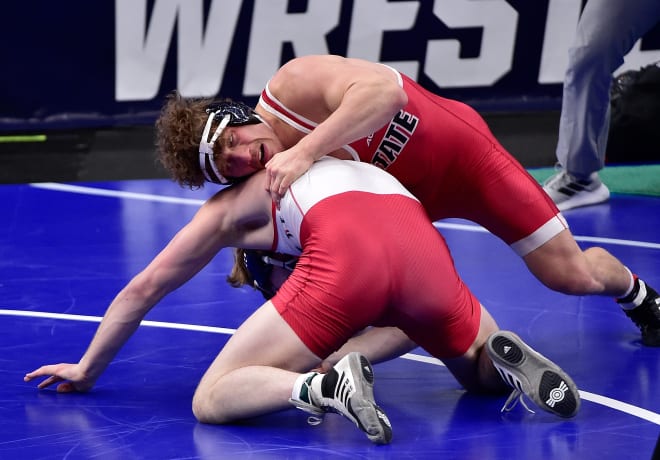 NC State Wolfpack wrestling 184-pounder Trent Hidlay
