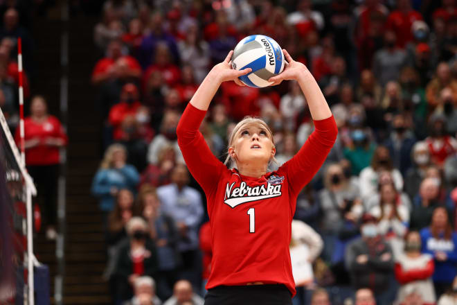 Nebraska volleyball Nicklin Hames