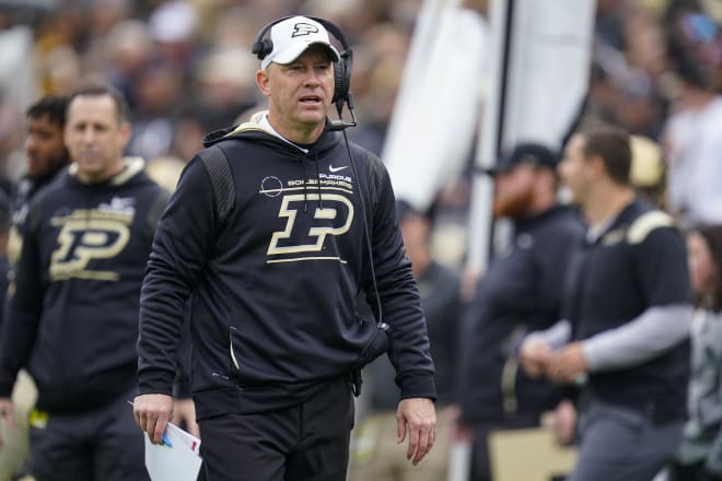 Purdue coach Jeff Brohm