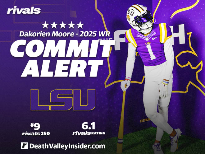 2025 five-star WR Dakorien Moore commits to LSU - Rivals.com