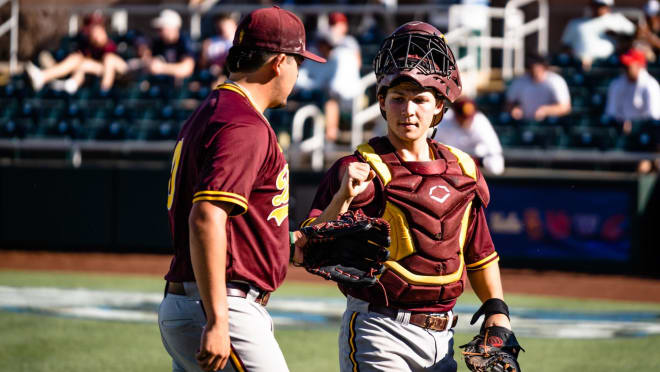 Ryan Campos went 3-4 in the 11-1 win with his first career triple  (Sun Devil Athletics Photo)