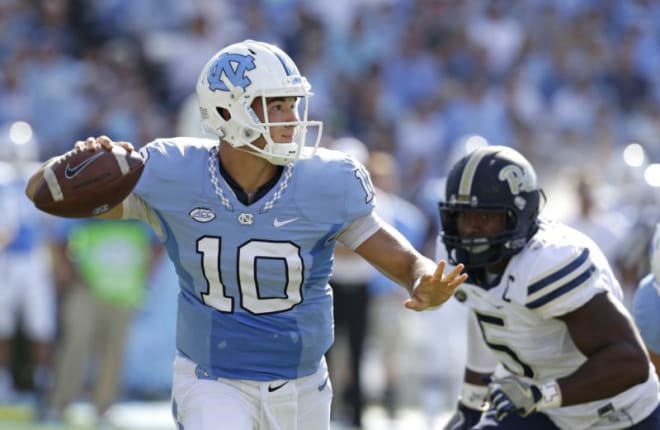 Mitch Trubisky started just one season at UNC but was sensational when he played and became a national figure.