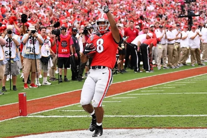 Against Arkansas State, Dominick Blaylock became just the 13th Georgia freshman, and only the eighth true freshman, to total 100-plus yards receiving in a single game.