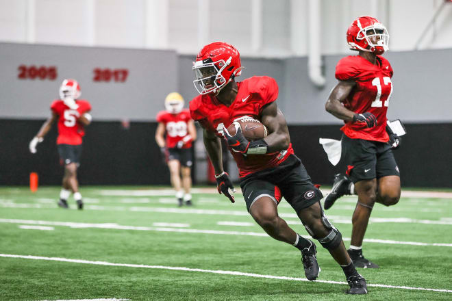 Kirby Smart said Kearis Jackson may actually be behind Dom Blayoock as far as  his recovery goes.