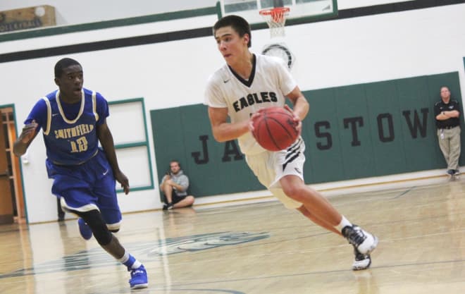 Mason Wang averages 17.8 points per game for a Jamestown team that comes in at 22-2