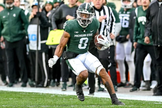 Berger was the Spartans' leading rusher in 2022.