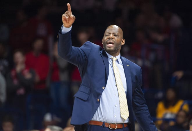 California Golden Bears head coach Wyking Jones signals to his players during the second half against the Arizona Wildcats at McKale Center. Photo Credit: Casey Sapio-USA TODAY Sports