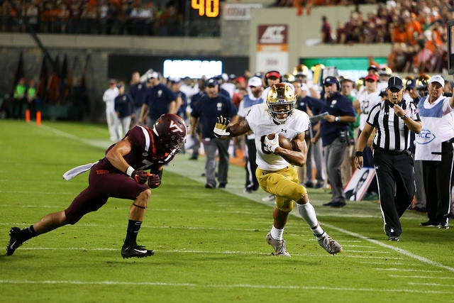 Former Notre Dame wide receiver Chase Claypool