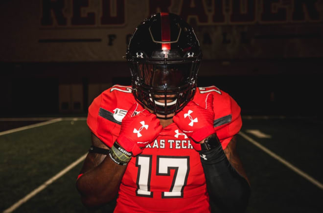 Krishon Merriweather on his official visit at Texas Tech