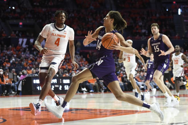 Casey Simmons scored all six of his points in the second half to spark NU's comeback.