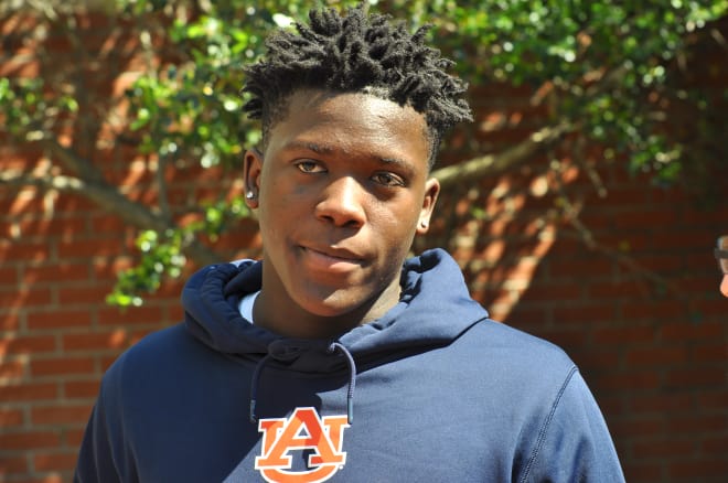 Troup County (Ga.) 2019 DE/LB King Mwikuta plans to attend all of AU's home games in the fall.