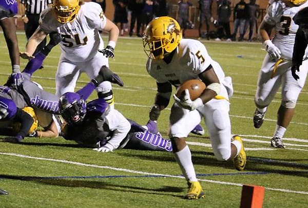 Tra Minter rushed past Dodge City for 107 yards