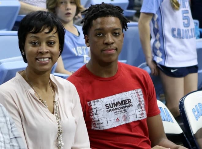 Armando Bacot and his mother Christie Lomax. 