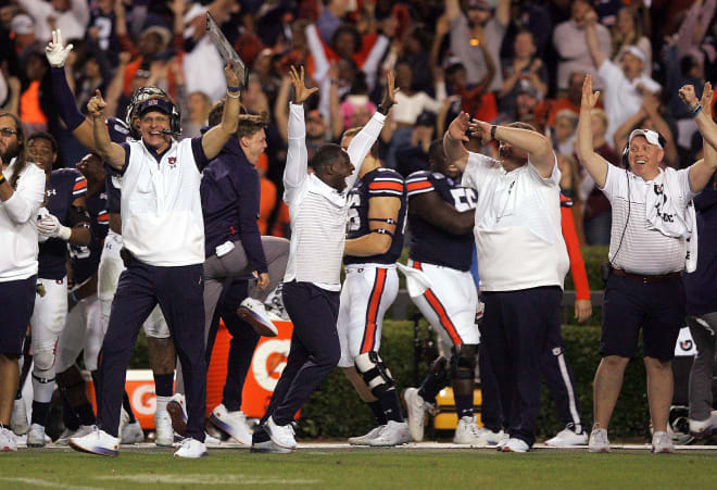 It's been a while since Auburn celebrated a win over LSU.