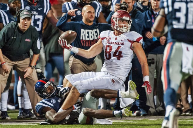 Hunter Henry provided one of the craziest plays in college football history against Ole Miss in 2015.