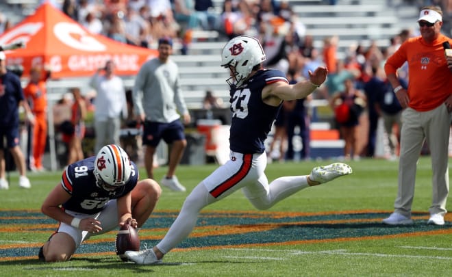 McGough was money in Saturday's A-Day game.