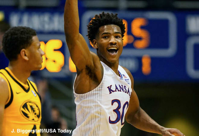 Kansas was all smiles on Saturday. Missouri could do little but stand and watch.