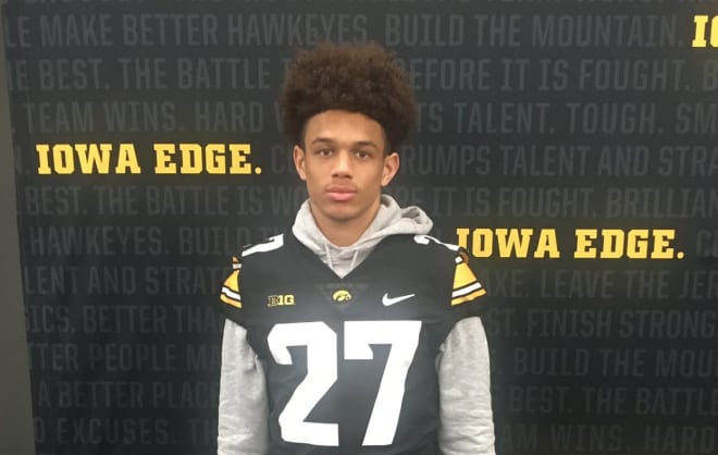 Class of 2021 wide receiver Jaylin Noel added an offer from Iowa on Saturday.