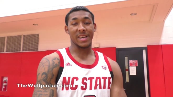 NC State Wolfpack basketball forward A.J. Taylor